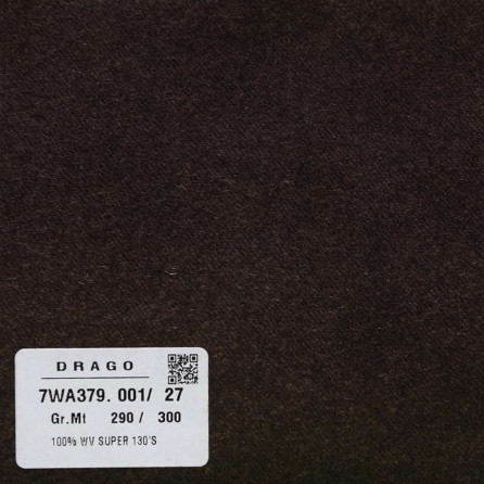 7WA379.001/27 Drago - Vải Suit - Đen trơn